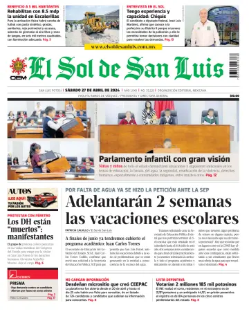 El Sol de San Luis Potosí - 27 4월 2024