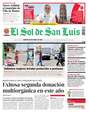 El Sol de San Luis Potosí - 30 4月 2024