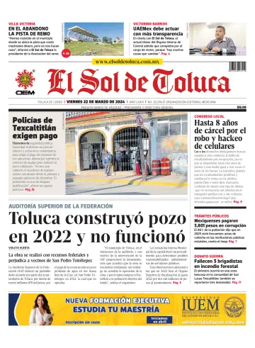 El Sol de Toluca - 22 Mar 2024
