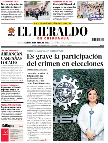 El Heraldo de Chihuahua - 25 апр. 2024