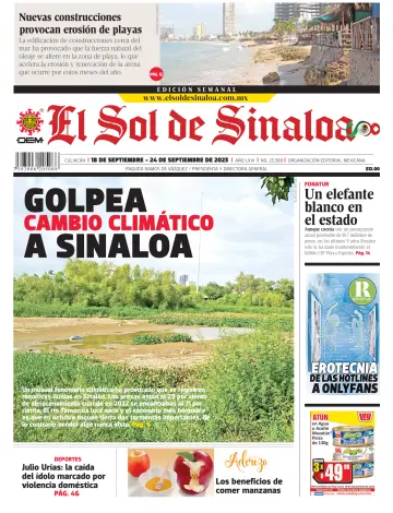 El Sol de Sinaloa - 18 Sep 2023