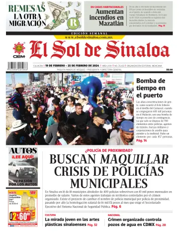 El Sol de Sinaloa - 19 二月 2024