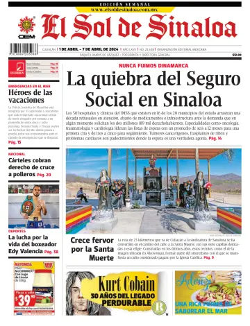 El Sol de Sinaloa - 01 4월 2024