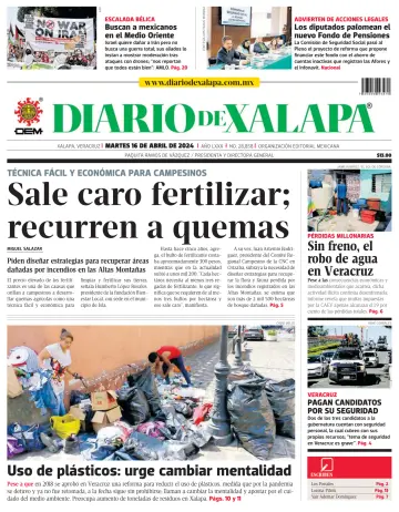Diario de Xalapa - 16 апр. 2024