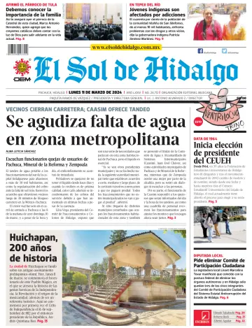 El Sol de Hidalgo - 11 Mar 2024