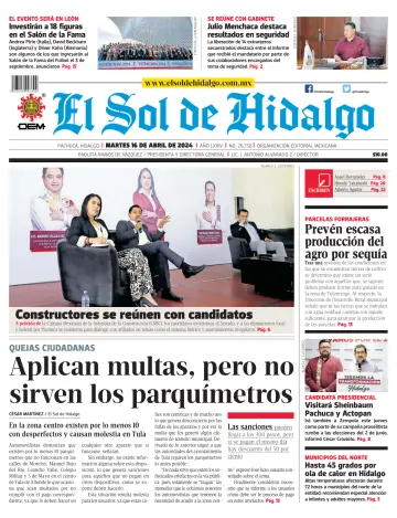 El Sol de Hidalgo - 16 四月 2024