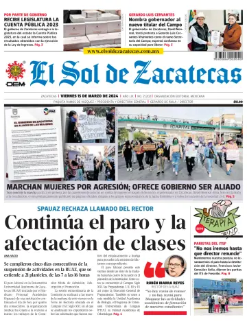 El Sol de Zacatecas - 15 Mar 2024