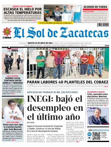 El Sol de Zacatecas - 28 五月 2024
