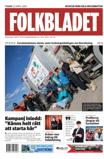 Folkbladet Västerbotten - 23 四月 2024