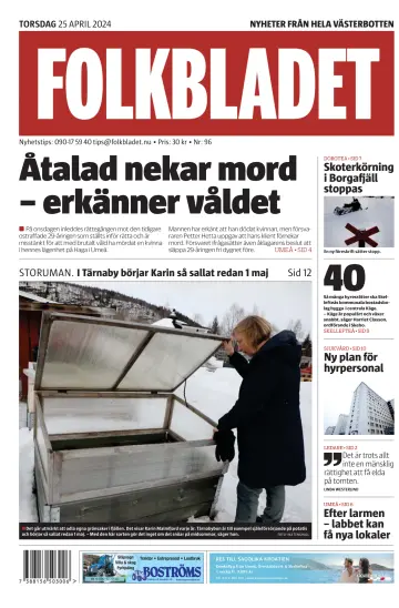 Folkbladet Västerbotten - 25 Apr 2024
