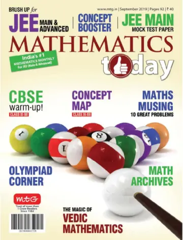 Mathematics Today - 10 Sep 2019