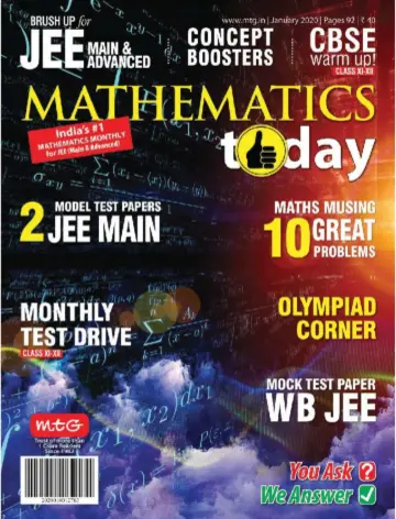 Mathematics Today - 10 Jan 2020