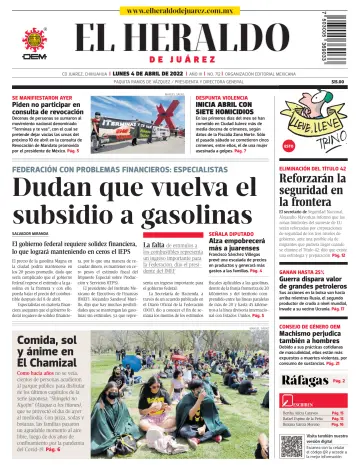 El Heraldo de Juarez - 04 4월 2022