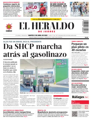 El Heraldo de Juarez - 05 abr. 2022