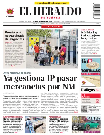 El Heraldo de Juarez - 23 abr. 2022