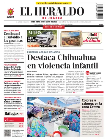 El Heraldo de Juarez - 30 4월 2022