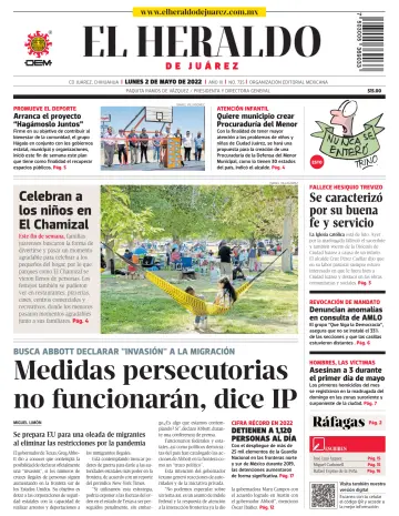 El Heraldo de Juarez - 02 5월 2022