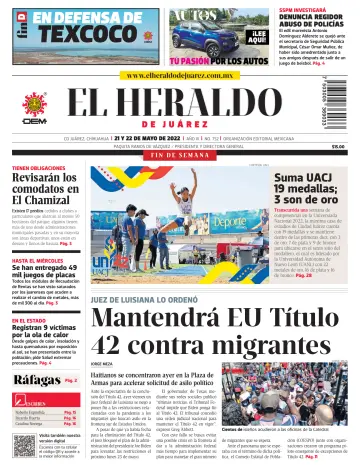 El Heraldo de Juarez - 21 5월 2022