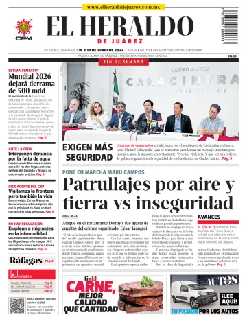 El Heraldo de Juarez - 18 jun. 2022