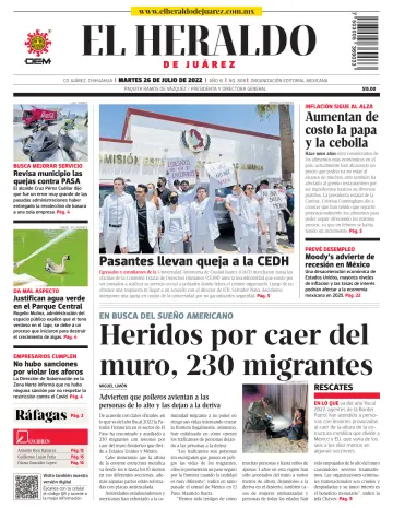 El Heraldo de Juarez - 26 jul. 2022