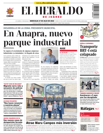 El Heraldo de Juarez - 27 7월 2022