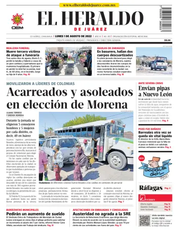El Heraldo de Juarez - 1 Aug 2022