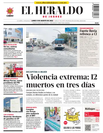 El Heraldo de Juarez - 08 agosto 2022