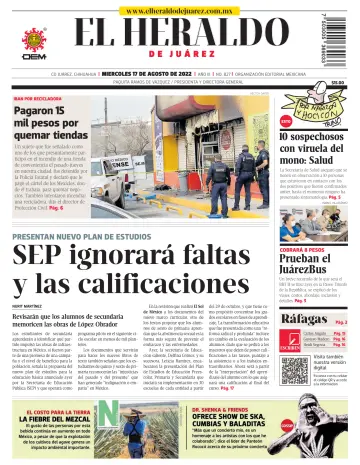 El Heraldo de Juarez - 17 Aug 2022