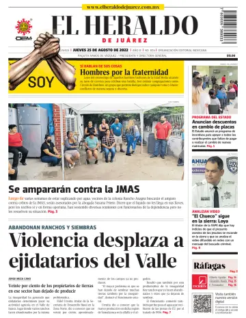 El Heraldo de Juarez - 25 agosto 2022