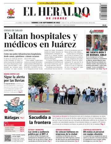 El Heraldo de Juarez - 02 sept. 2022