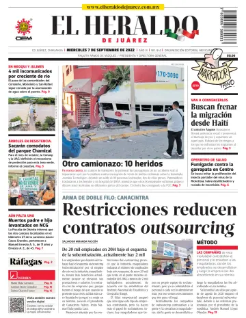 El Heraldo de Juarez - 07 sept. 2022
