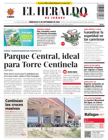 El Heraldo de Juarez - 14 Sep 2022