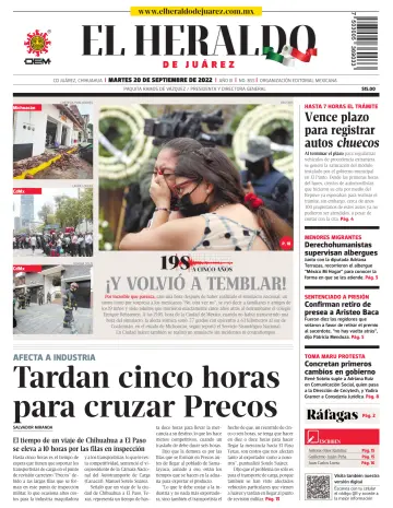 El Heraldo de Juarez - 20 9월 2022