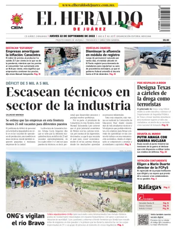 El Heraldo de Juarez - 22 9월 2022