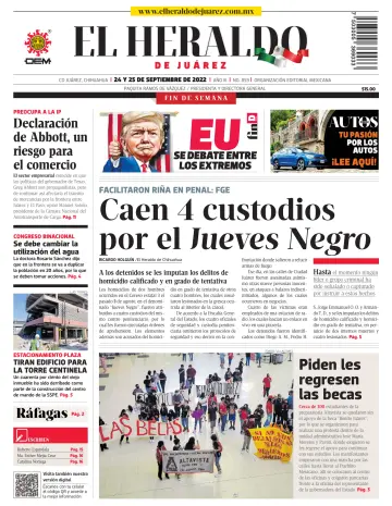 El Heraldo de Juarez - 24 sept. 2022