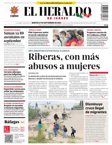 El Heraldo de Juarez - 27 sept. 2022