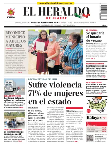 El Heraldo de Juarez - 30 sept. 2022