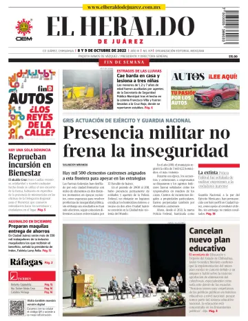 El Heraldo de Juarez - 08 10월 2022