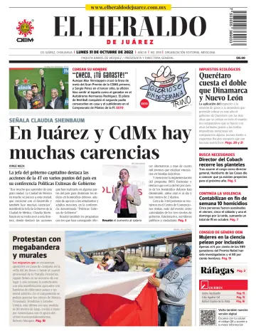 El Heraldo de Juarez - 31 10월 2022