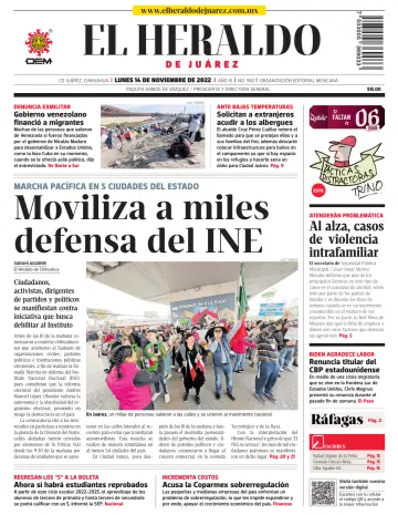 El Heraldo de Juarez - 14 nov. 2022