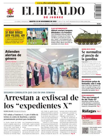El Heraldo de Juarez - 22 nov. 2022