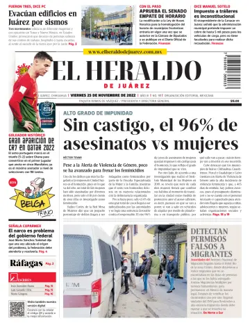 El Heraldo de Juarez - 25 nov. 2022