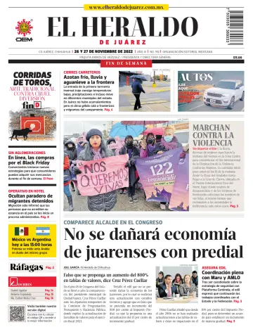El Heraldo de Juarez - 26 11월 2022