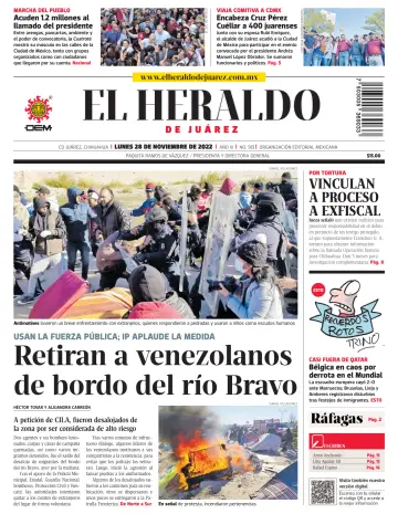 El Heraldo de Juarez - 28 11월 2022