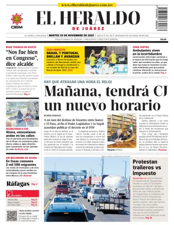 El Heraldo de Juarez - 29 11월 2022