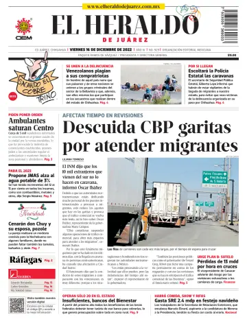 El Heraldo de Juarez - 16 12월 2022