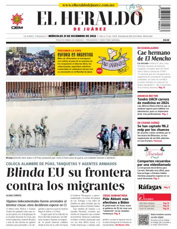 El Heraldo de Juarez - 21 12월 2022