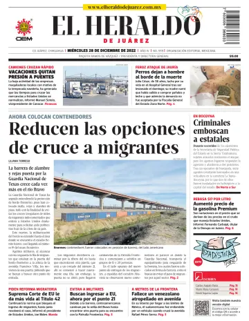 El Heraldo de Juarez - 28 12월 2022
