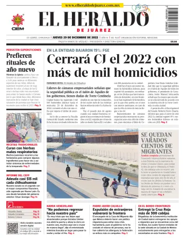El Heraldo de Juarez - 29 dic. 2022