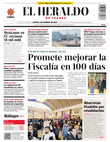 El Heraldo de Juarez - 02 2월 2023